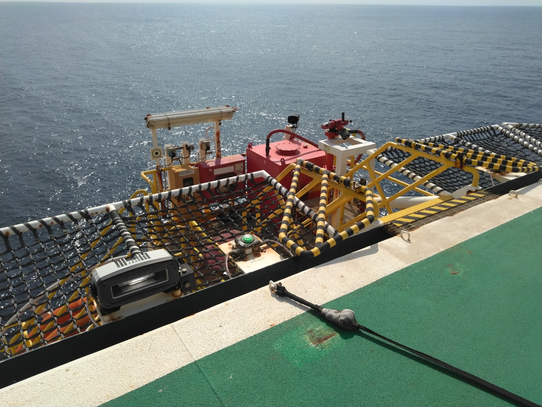 Offshore platform hazardous area equipment